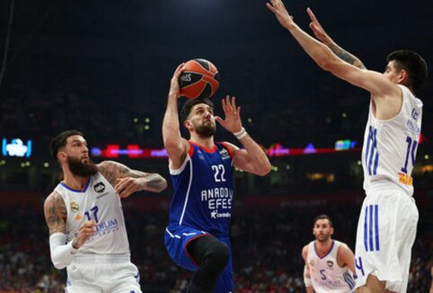 Dramatiškame Eurolygos finale – „Anadolu Efes“ triumfas