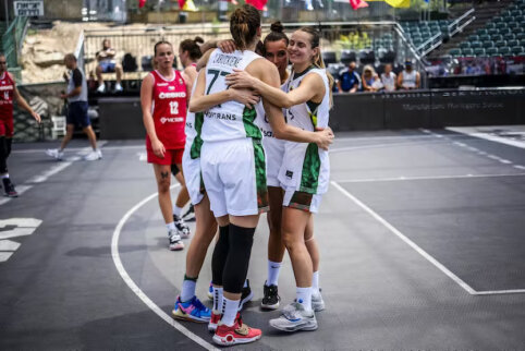 3x3 moterų rinktinė Europos taurėje iškovojo bronzos medalius