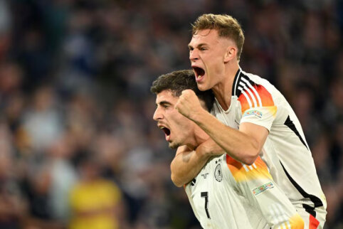 EURO 2024: Vokietija išplėšė pirmą vietą A grupėje, Vengrija išsaugojo šansus žengti toliau