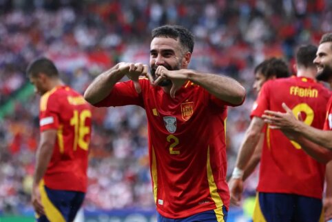 Ispanija EURO 2024 starte užtikrintu rezultatu susitvarkė su Kroatija