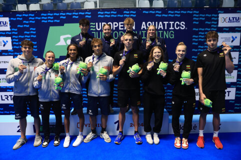 Plaukimo čempionatas Lietuvoje vainikuotas 5-ąja jaunimo vieta medalių įskaitoje