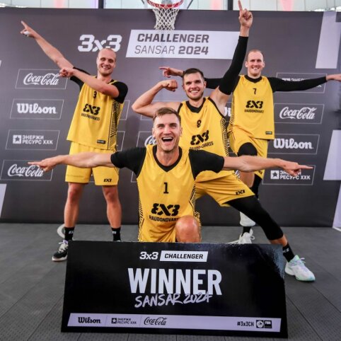 3x3 Raudondvario ekipa triumfavo Mongolijoje „Challenger“ turnyre