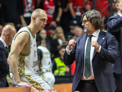 „Žalgiris“ į Vilnių išvyko be A. Trinchieri