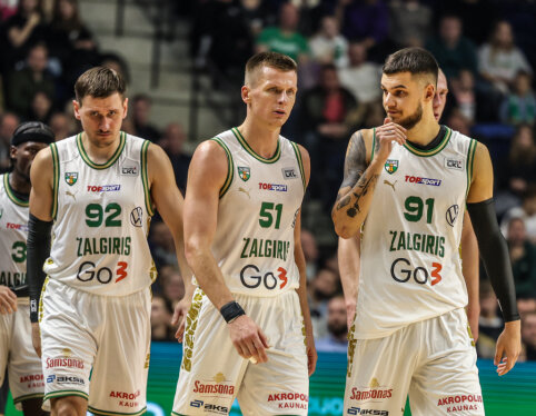 16 taškų persvarą vėjais paleidęs „Žalgiris“ krito apmaudžiai prieš „Baskonia“